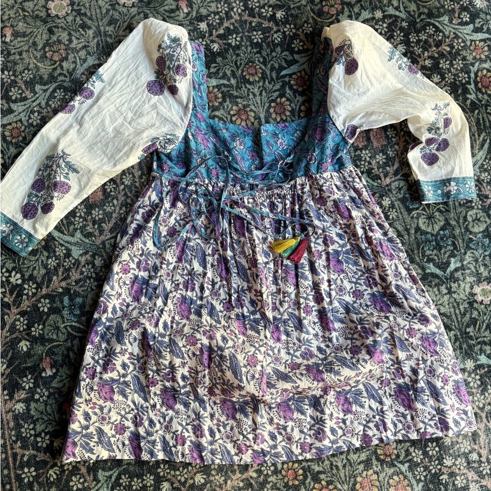 Alix Of Bohemia Multicolor Floral Long Sleeve Dress